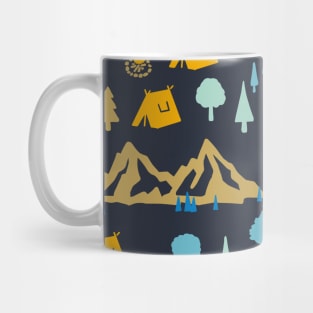 Night in Summer Camping Mug